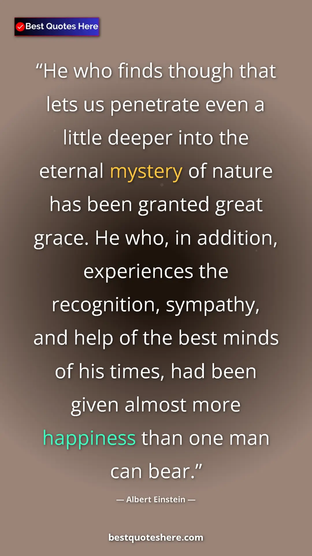 Albert Einstein Quote Card: "He who finds though that lets us penetrate even a little..." Pinterest quote poster by Albert Einstein: "He who finds though that lets us penetrate even a little..."