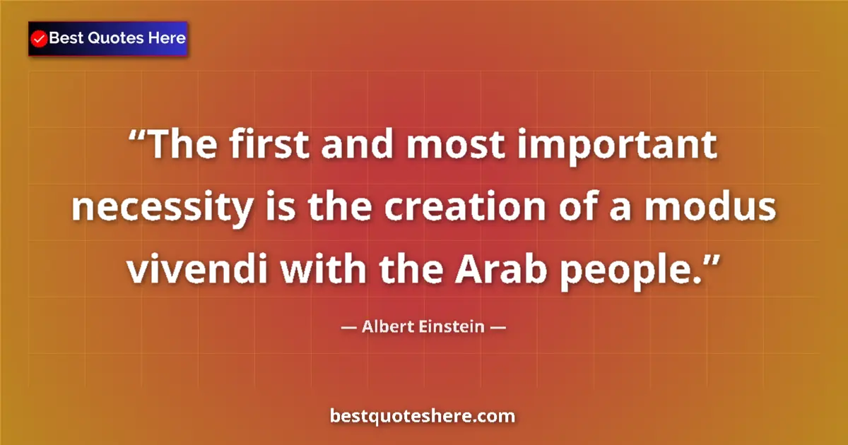 Quote by Albert Einstein: The first and most important necessity is the crea