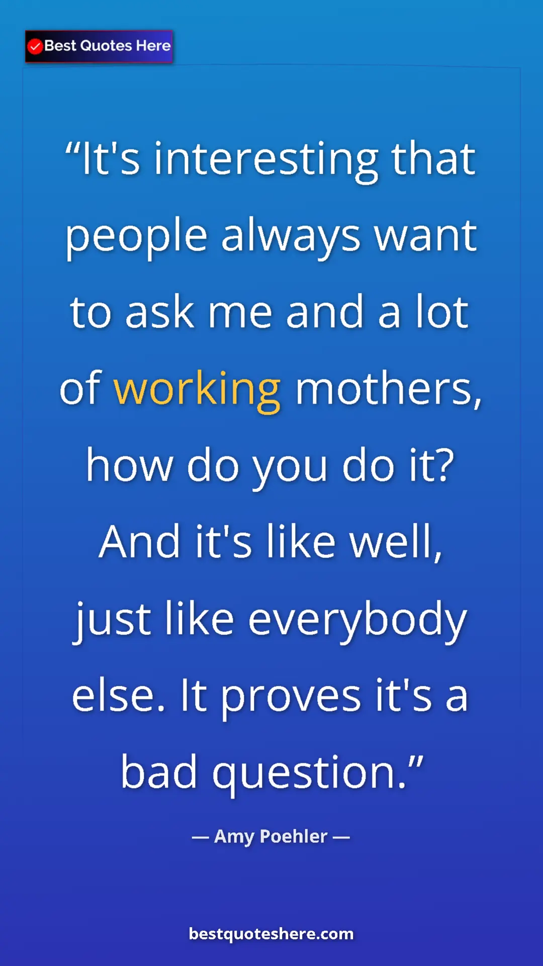 Amy Poehler Quote Card: "It's interesting that people always want to ask me and a..." Pinterest quote poster by Amy Poehler: "It's interesting that people always want to ask me and a..."