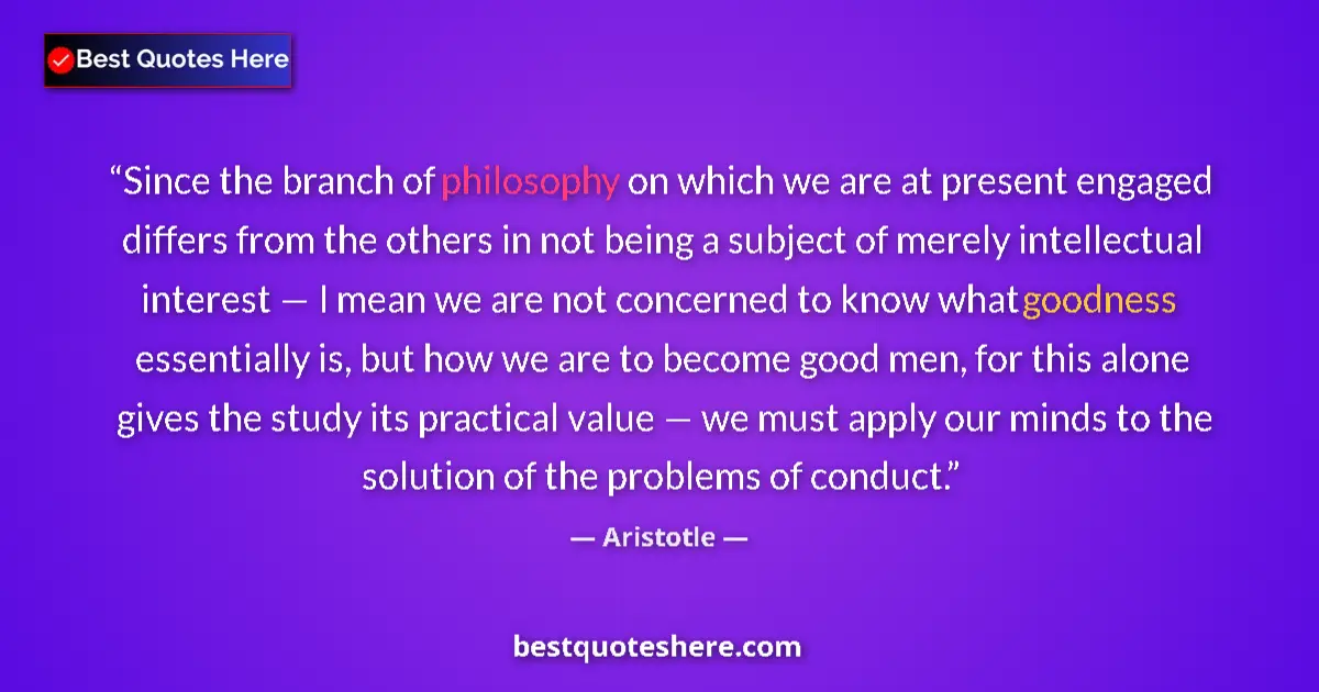 Image for the quote by Aristotle: Since the branch of philosophy on which we are at present engaged differs from the others in not bei...