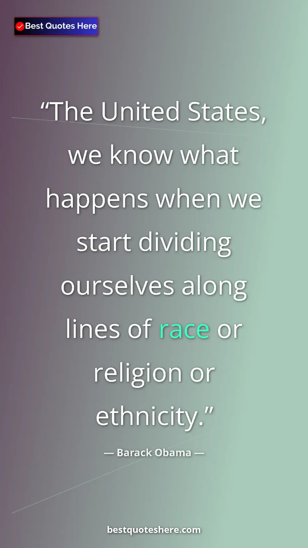 Barack Obama Quote Card: "The United States, we know what happens when we start..." Pinterest quote poster by Barack Obama: "The United States, we know what happens when we start..."