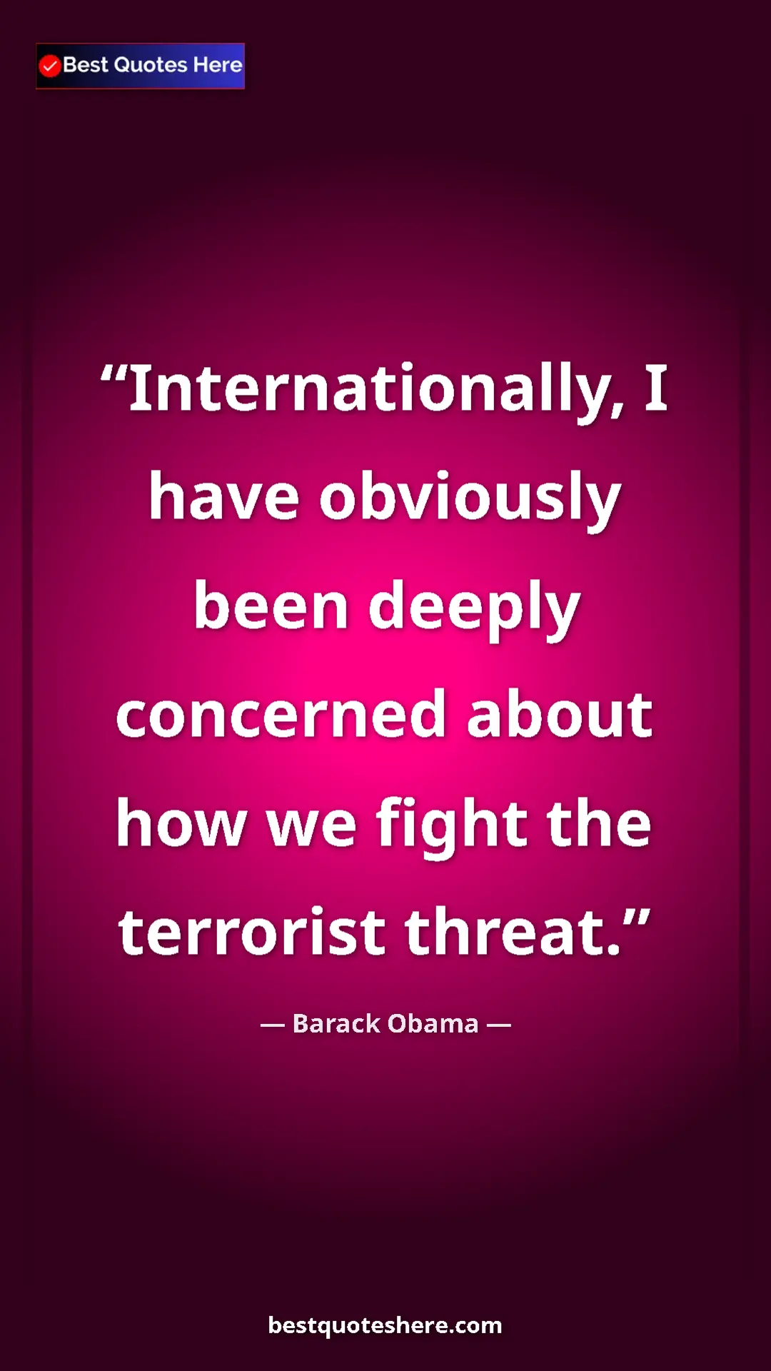 Barack Obama Quote Card: "Internationally, I have obviously been deeply concerned abou" Pinterest quote poster by Barack Obama: "Internationally, I have obviously been deeply concerned abou"