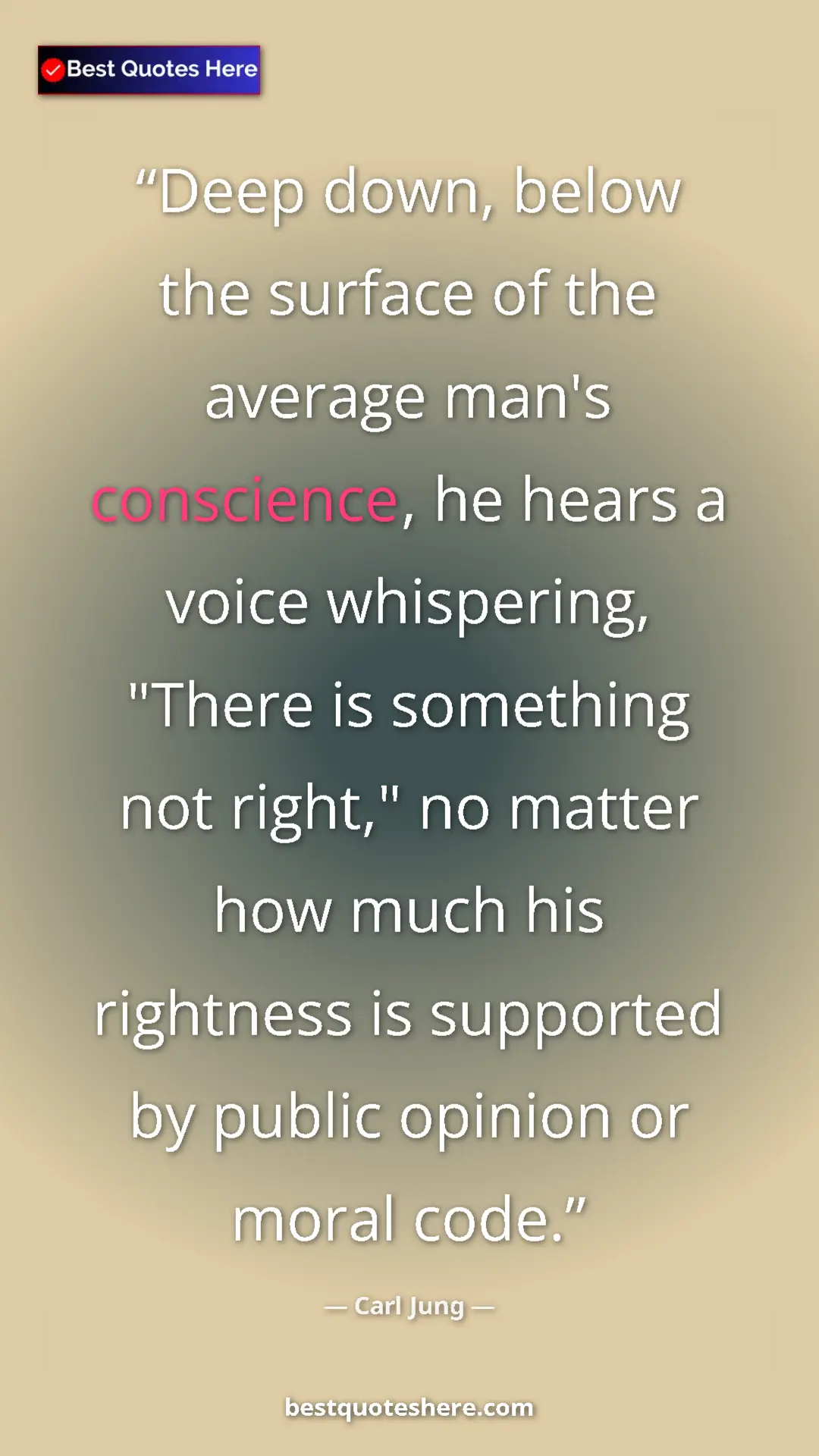 Carl Jung Quote Card: "Deep down, below the surface of the average man's..." Pinterest quote poster by Carl Jung: "Deep down, below the surface of the average man's..."