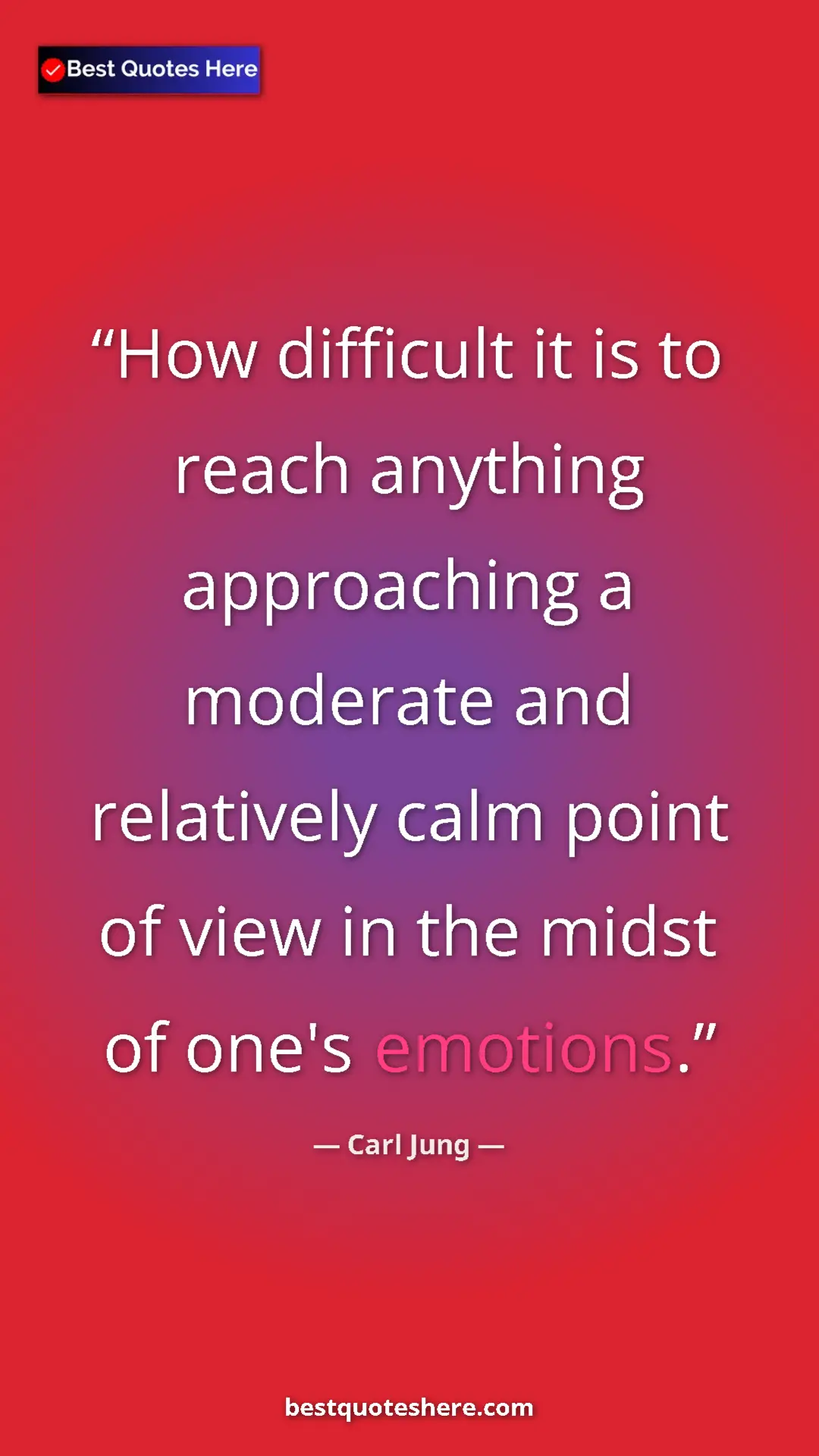 Carl Jung Quote Card: "How difficult it is to reach anything approaching a..." Pinterest quote poster by Carl Jung: "How difficult it is to reach anything approaching a..."