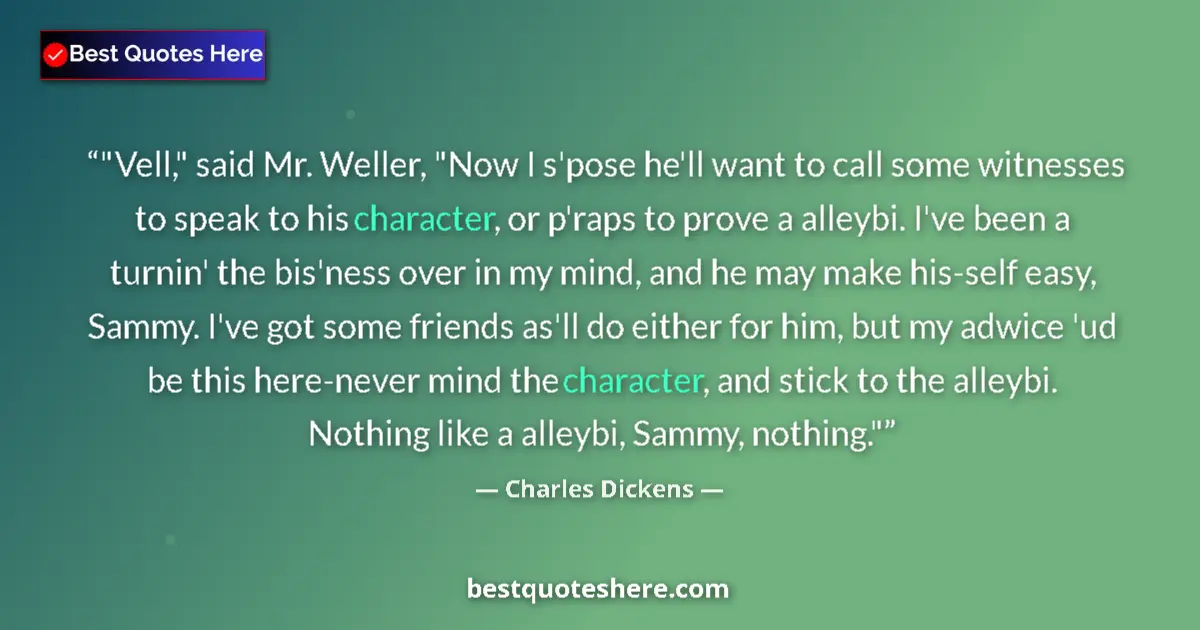 Quote by Charles Dickens: 
