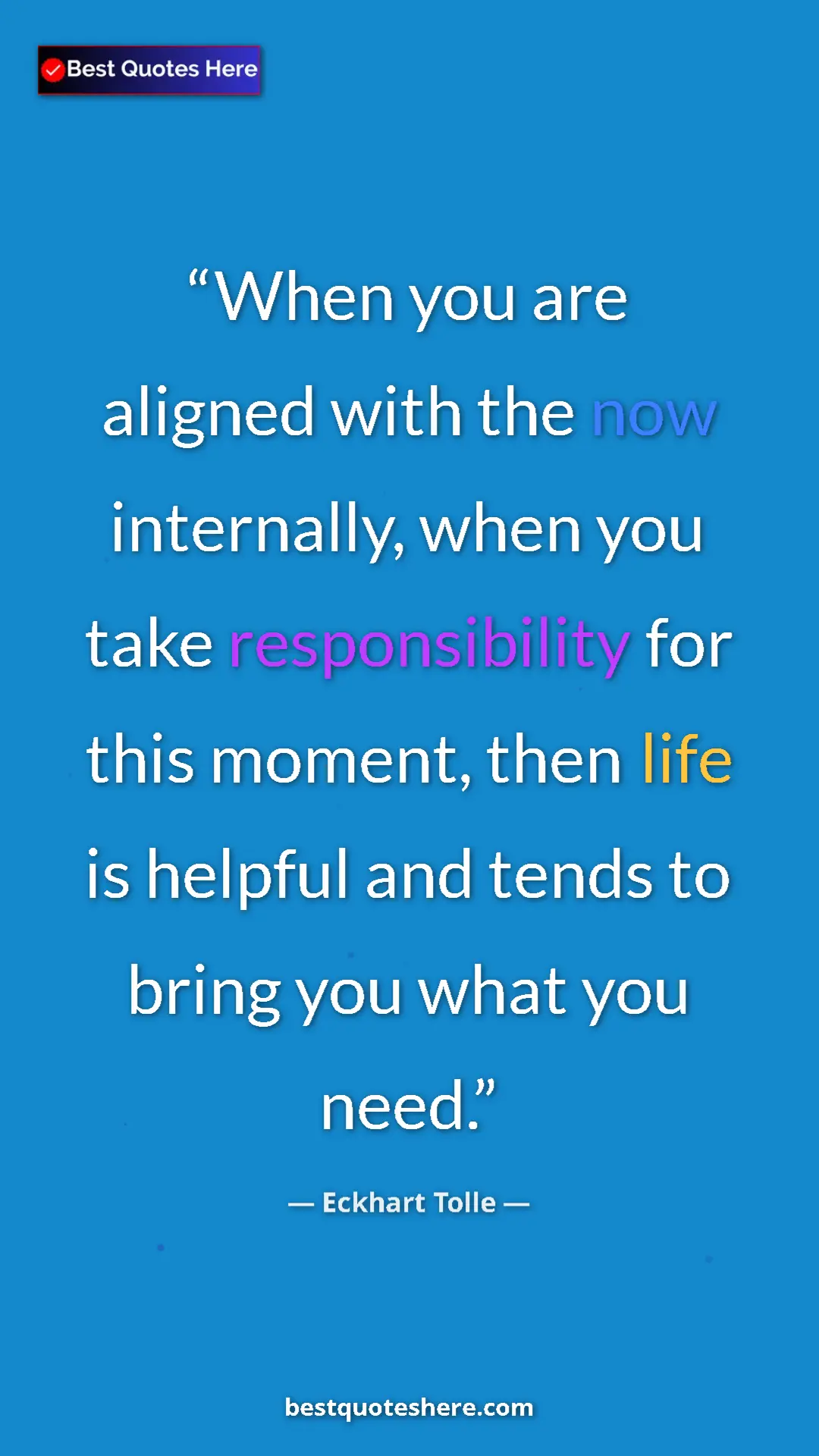 Eckhart Tolle Quote Card: "When you are aligned with the now internally, when you take..." Pinterest quote poster by Eckhart Tolle: "When you are aligned with the now internally, when you take..."