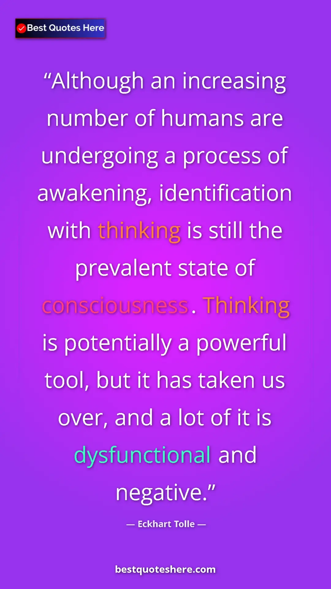 Eckhart Tolle Quote Card: "Although an increasing number of humans are undergoing a..." Pinterest quote poster by Eckhart Tolle: "Although an increasing number of humans are undergoing a..."