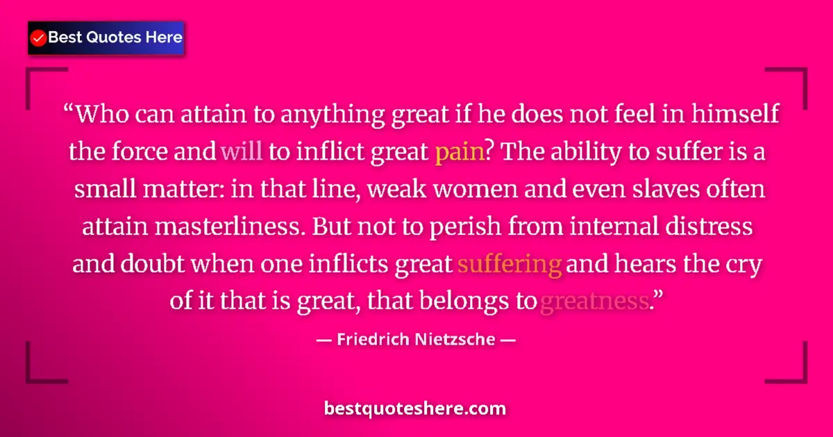 Friedrich Nietzsche Quote: "Who can attain to anything great if he does not feel in..." Friedrich Nietzsche quote: "Who can attain to anything great if he does not feel in..."