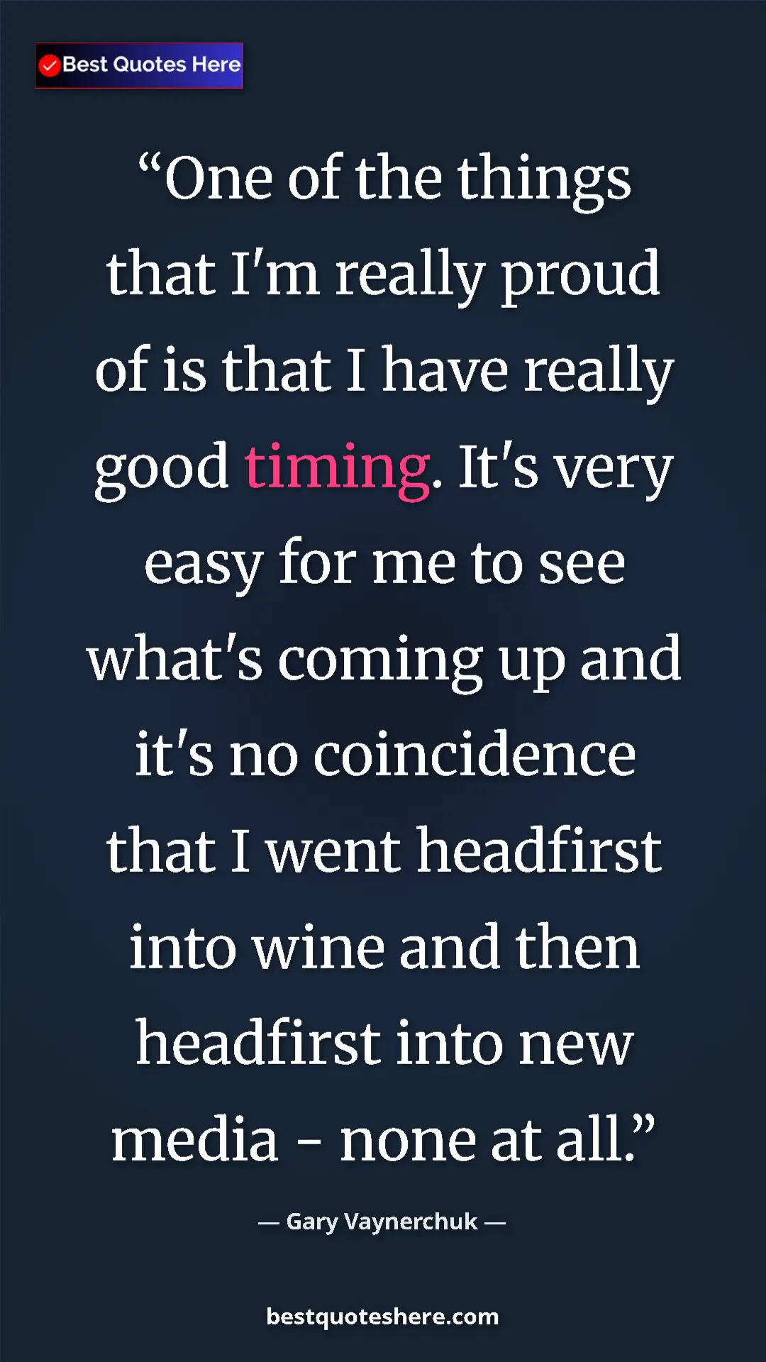Gary Vaynerchuk Quote Card: "One of the things that I'm really proud of is that I have..." Pinterest quote poster by Gary Vaynerchuk: "One of the things that I'm really proud of is that I have..."