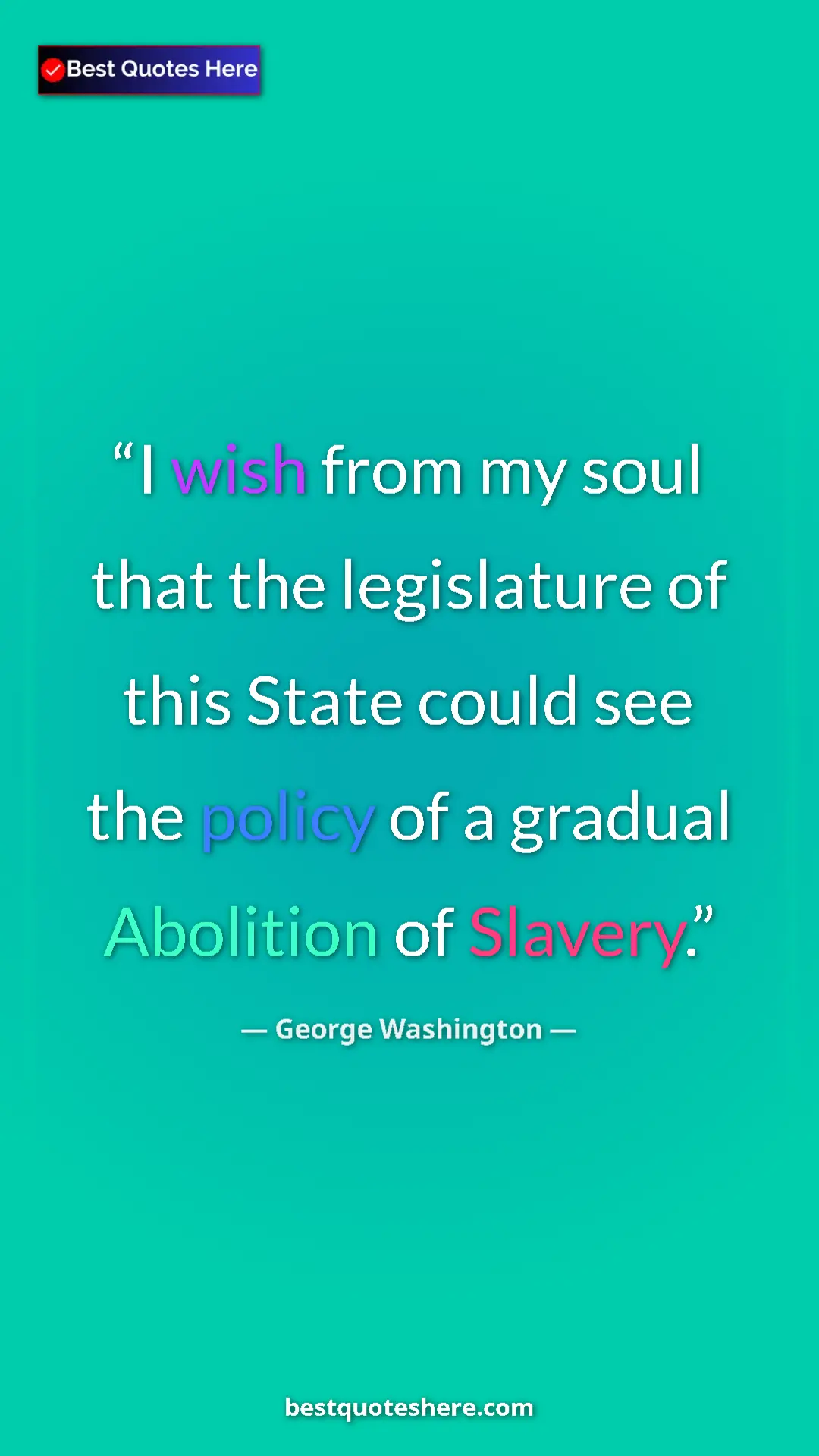 George Washington Quote Card: "I wish from my soul that the legislature of this State could" Pinterest quote poster by George Washington: "I wish from my soul that the legislature of this State could"