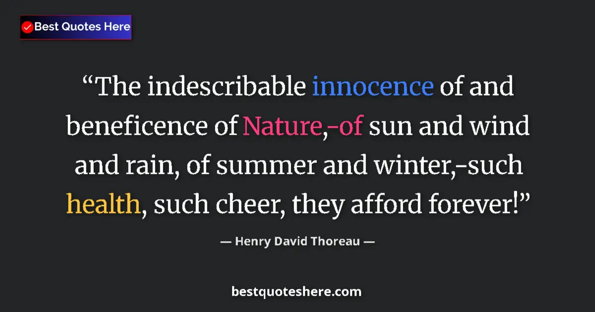 Henry David Thoreau Quote: "The indescribable innocence of and beneficence of..." Henry David Thoreau quote: "The indescribable innocence of and beneficence of..."