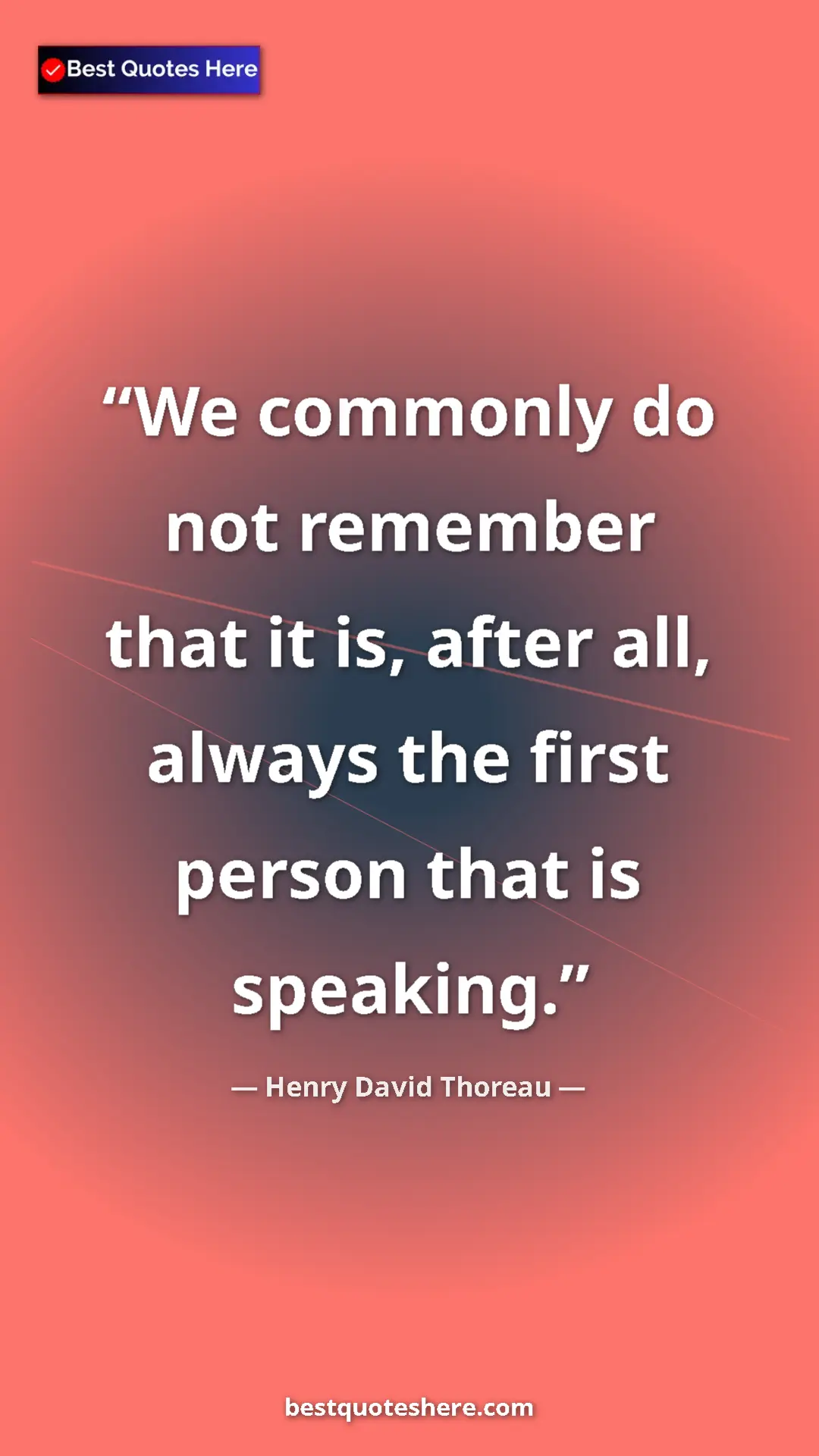 Henry David Thoreau Quote Card: "We commonly do not remember that it is, after all, always..." Pinterest quote poster by Henry David Thoreau: "We commonly do not remember that it is, after all, always..."