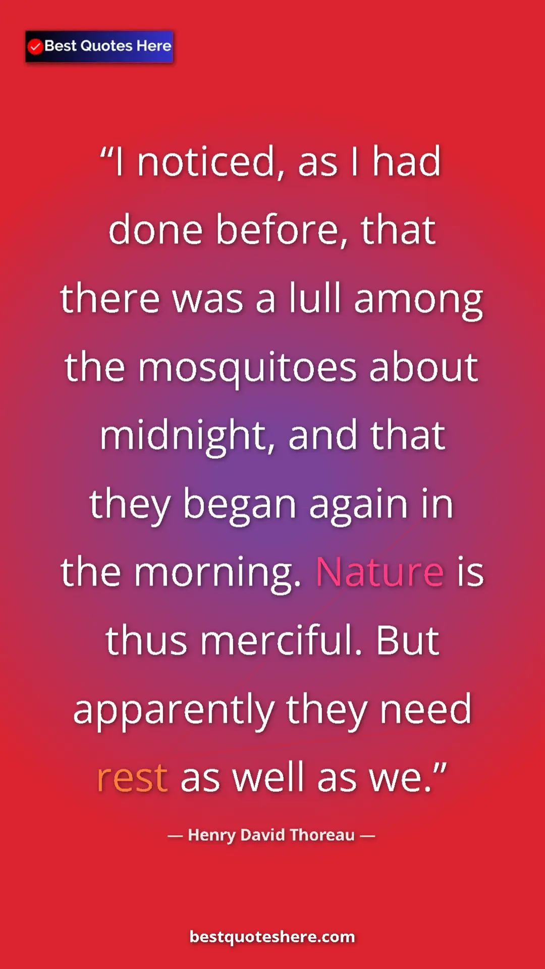 Henry David Thoreau Quote Card: "I noticed, as I had done before, that there was a lull..." Pinterest quote poster by Henry David Thoreau: "I noticed, as I had done before, that there was a lull..."