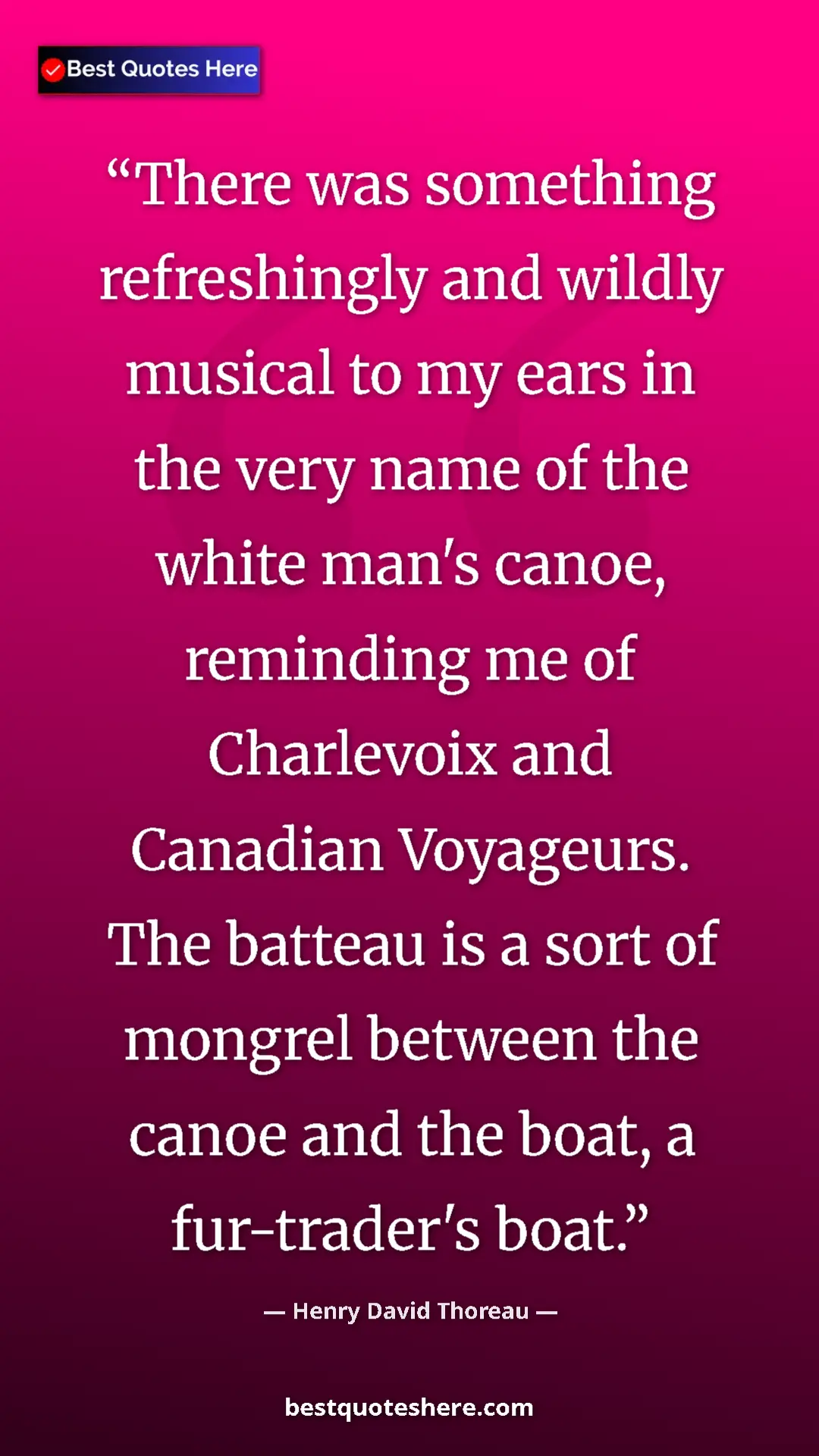 Henry David Thoreau Quote Card: "There was something refreshingly and wildly musical to my..." Pinterest quote poster by Henry David Thoreau: "There was something refreshingly and wildly musical to my..."