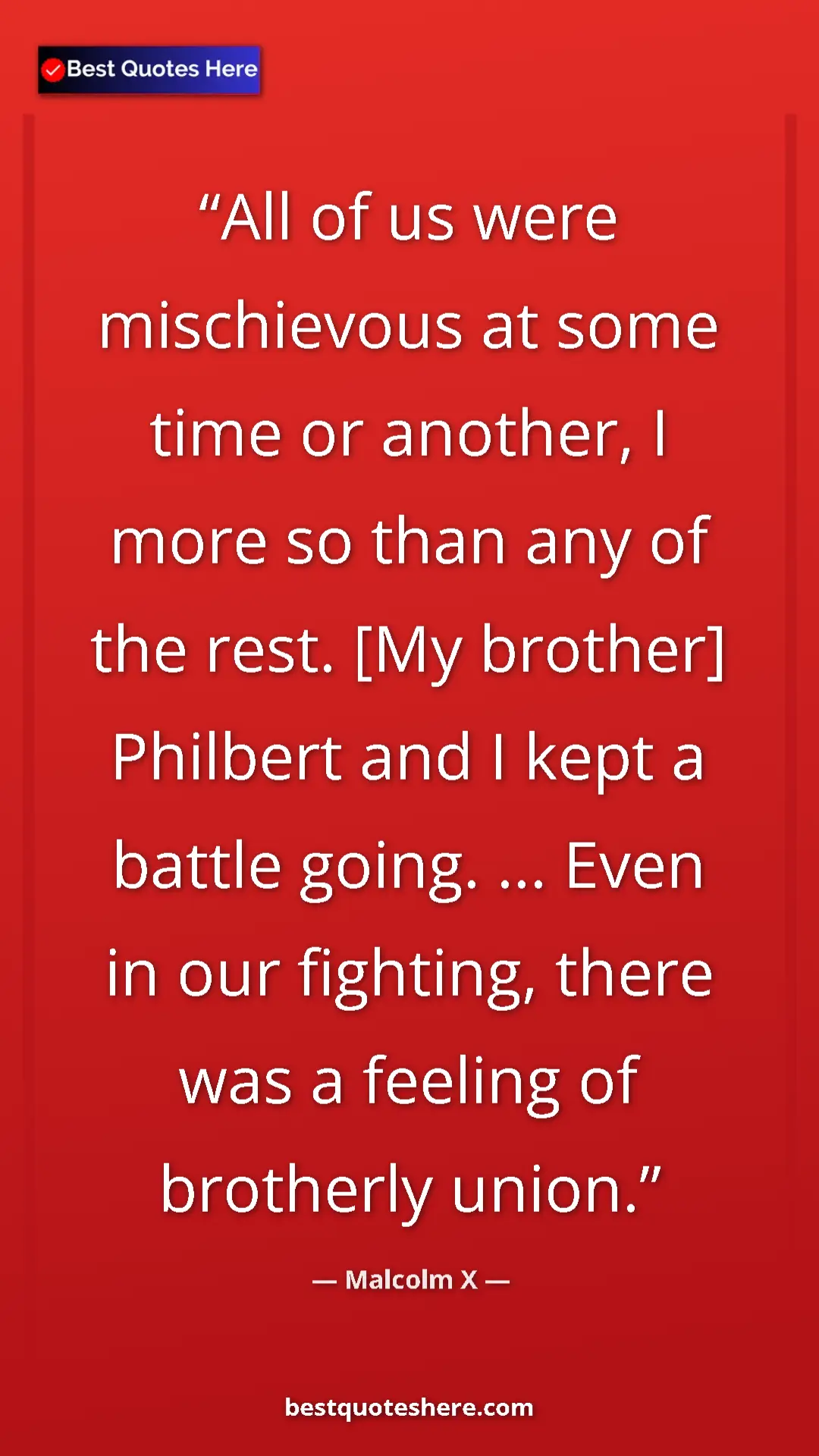 Malcolm X Quote Card: "All of us were mischievous at some time or another, I more..." Pinterest quote poster by Malcolm X: "All of us were mischievous at some time or another, I more..."
