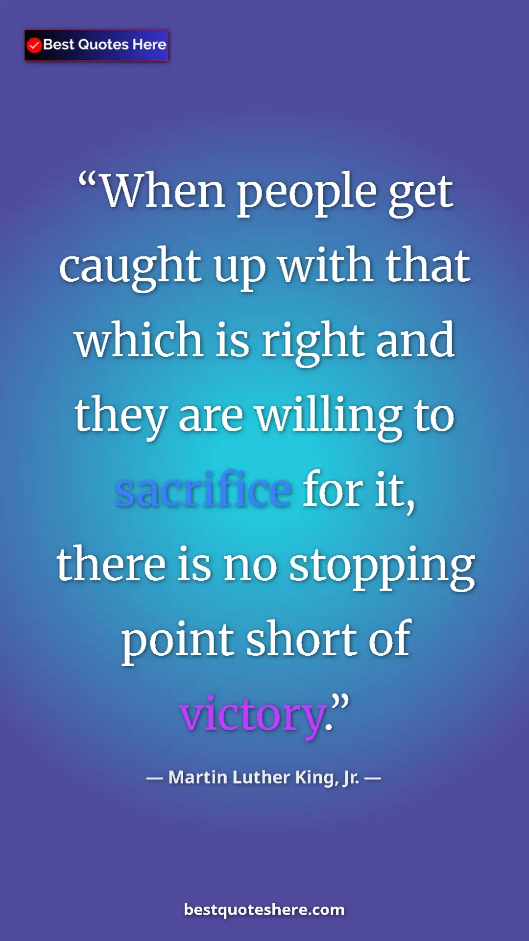 Martin Luther King, Jr. Quote Card: "When people get caught up with that which is right and they..." Pinterest quote poster by Martin Luther King, Jr.: "When people get caught up with that which is right and they..."