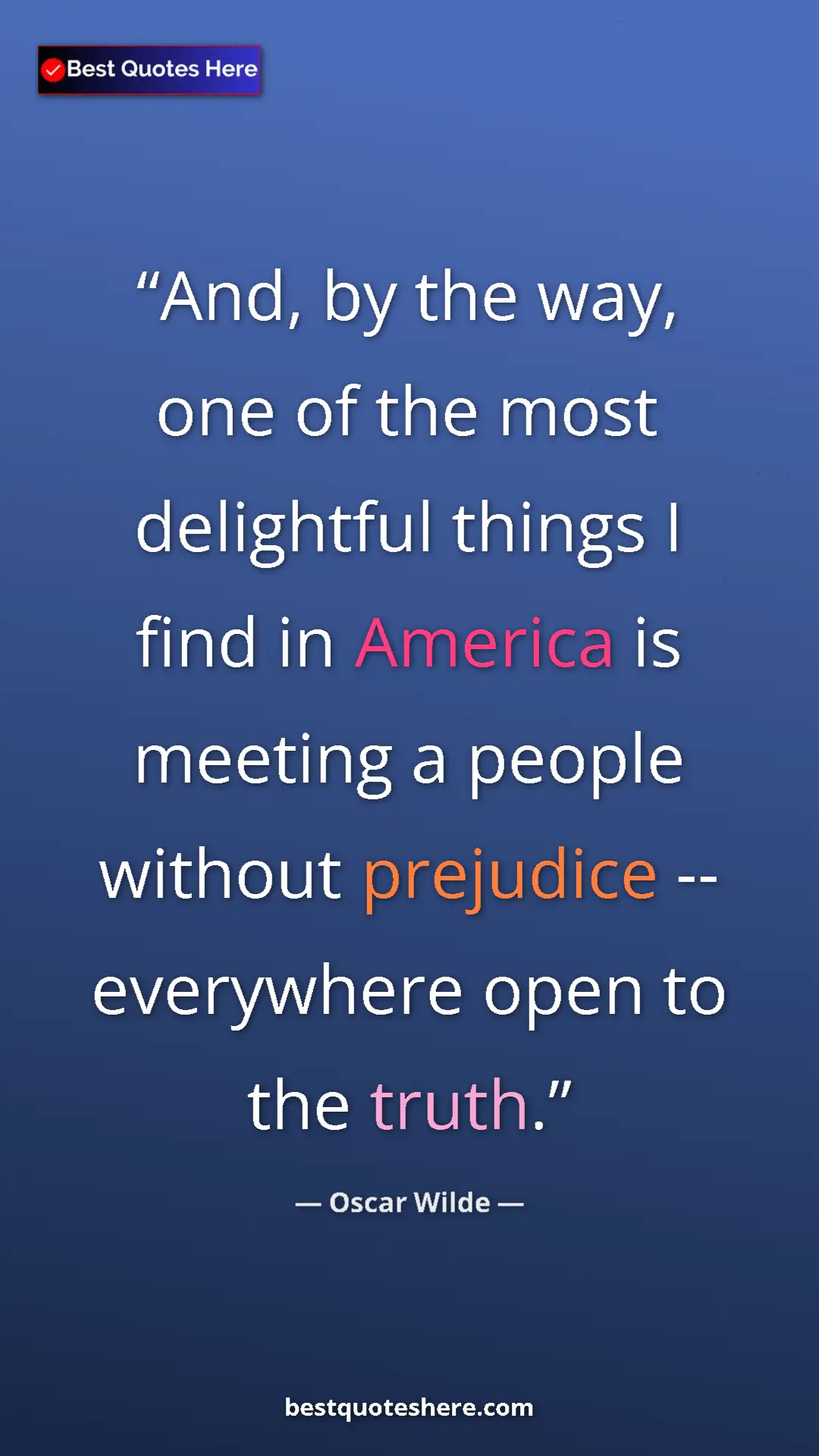 Oscar Wilde Quote Card: "And, by the way, one of the most delightful things I find..." Pinterest quote poster by Oscar Wilde: "And, by the way, one of the most delightful things I find..."