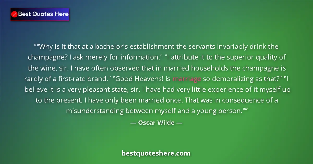Image for the quote by Oscar Wilde: 
