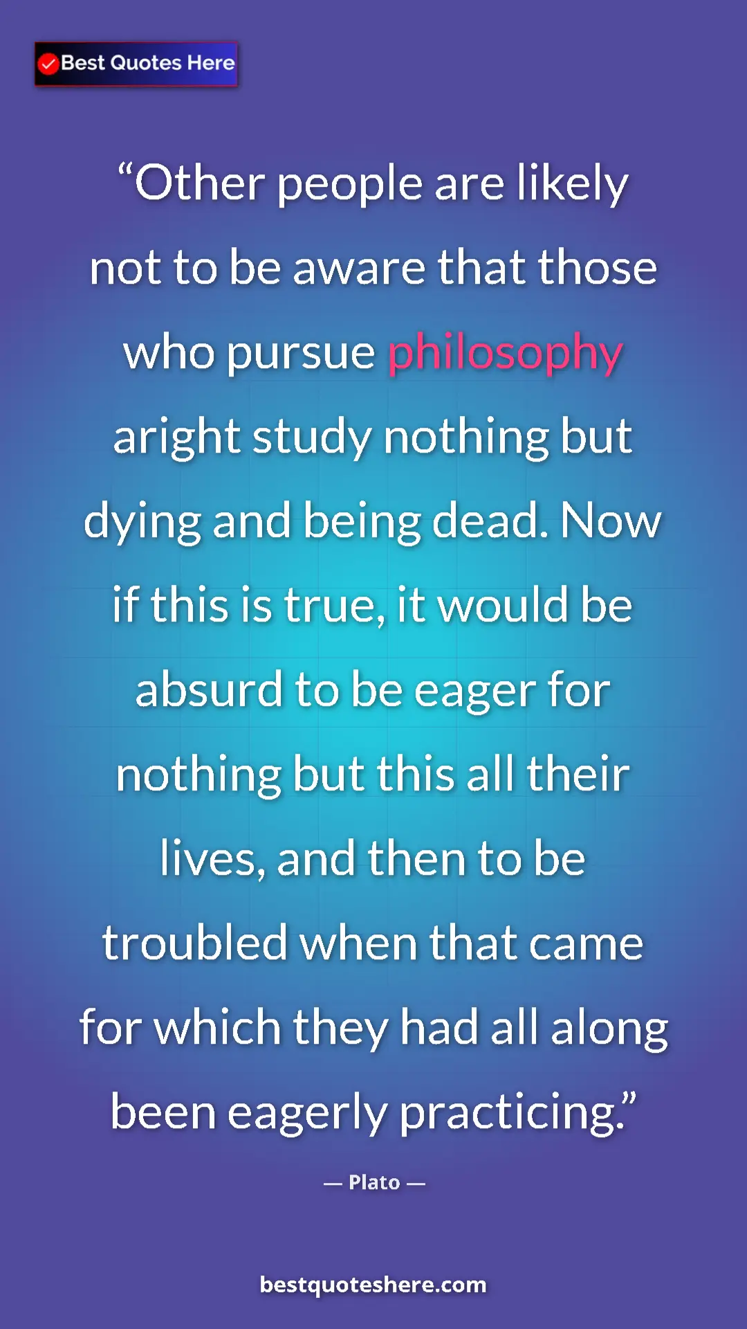 Plato Quote Card: "Other people are likely not to be aware that those who..." Pinterest quote poster by Plato: "Other people are likely not to be aware that those who..."