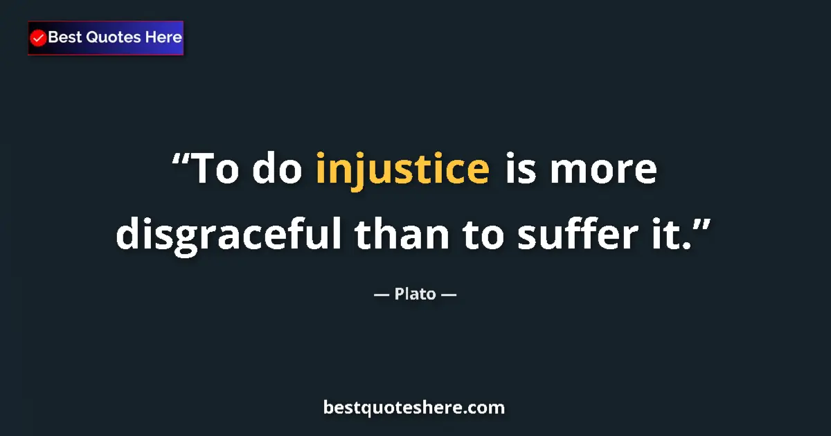 Image for the quote by Plato: To do injustice is more disgraceful than to suffer it....