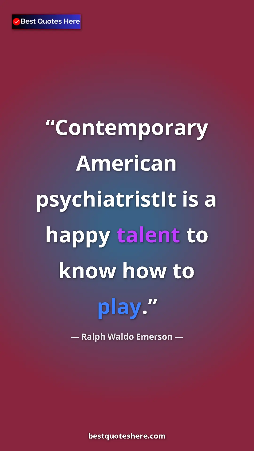 Ralph Waldo Emerson Quote Card: "Contemporary American psychiatristIt is a happy talent to..." Pinterest quote poster by Ralph Waldo Emerson: "Contemporary American psychiatristIt is a happy talent to..."