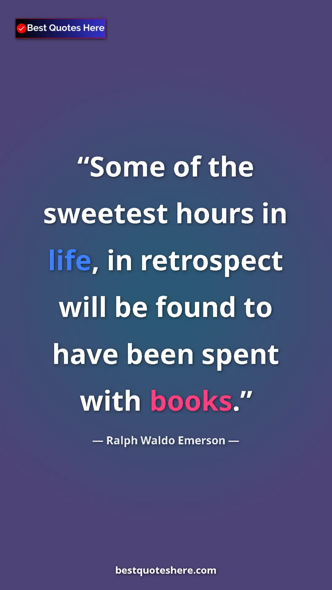 Ralph Waldo Emerson Quote Card: "Some of the sweetest hours in life, in retrospect will be..." Pinterest quote poster by Ralph Waldo Emerson: "Some of the sweetest hours in life, in retrospect will be..."