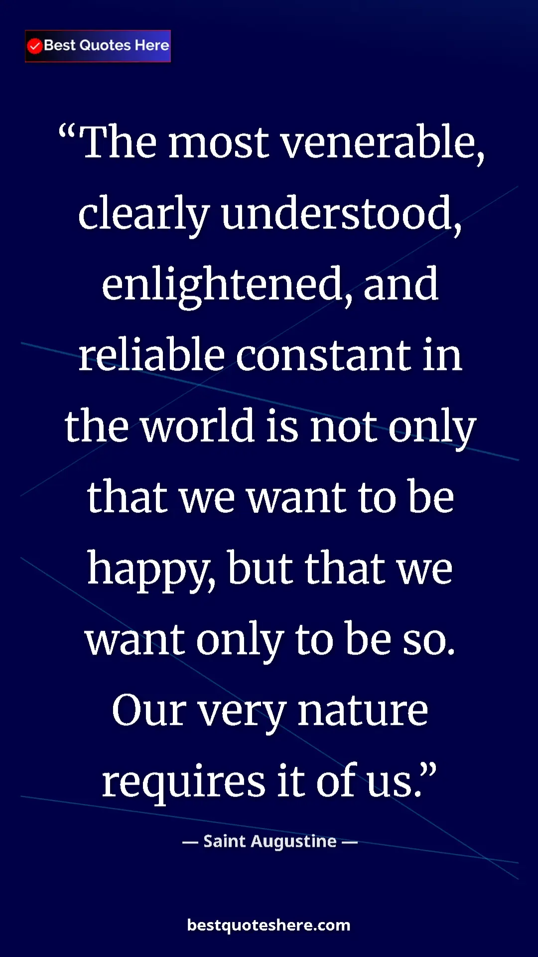 Saint Augustine Quote Card: "The most venerable, clearly understood, enlightened, and..." Pinterest quote poster by Saint Augustine: "The most venerable, clearly understood, enlightened, and..."