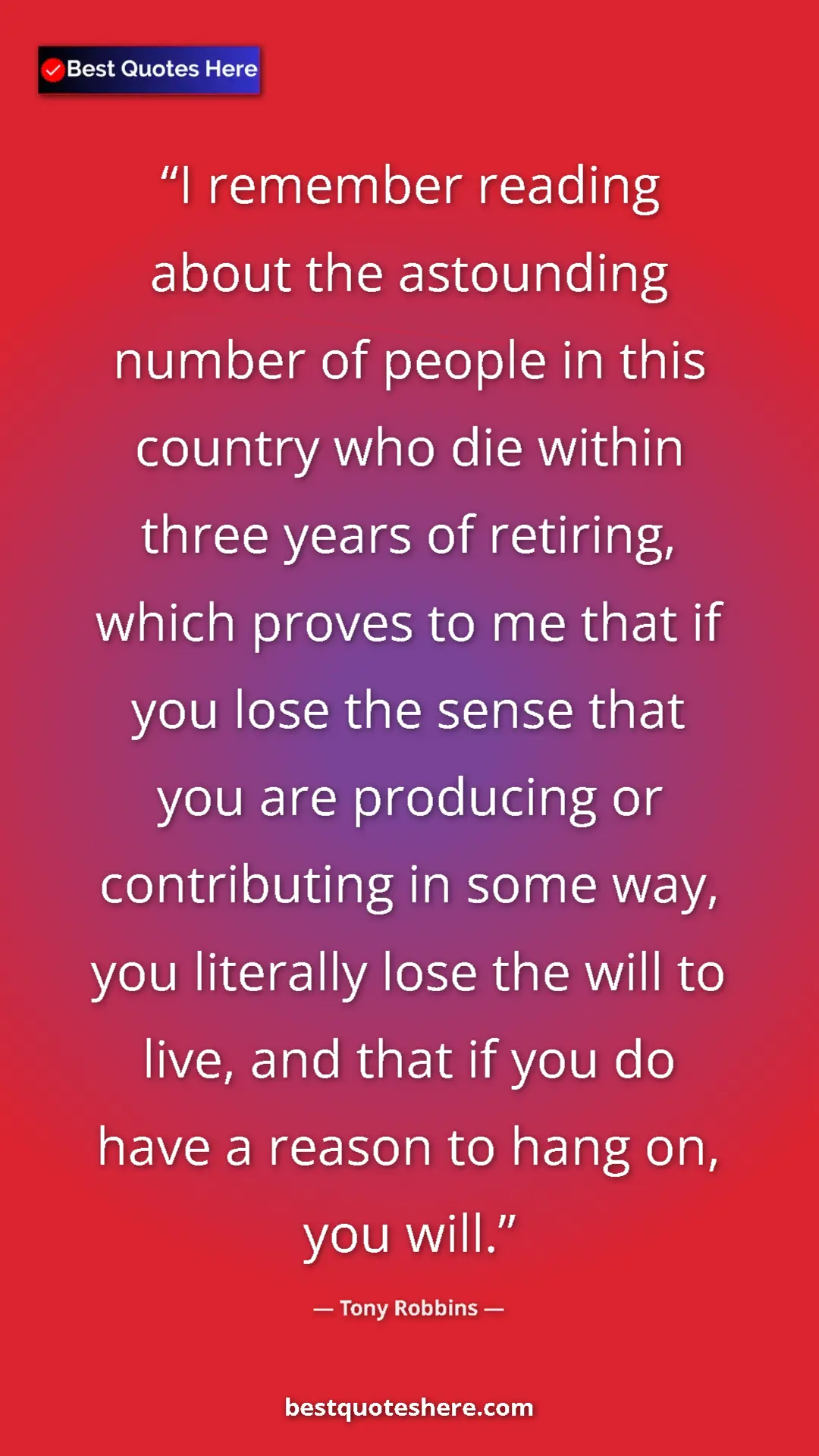 Tony Robbins Quote Card: "I remember reading about the astounding number of people in..." Pinterest quote poster by Tony Robbins: "I remember reading about the astounding number of people in..."