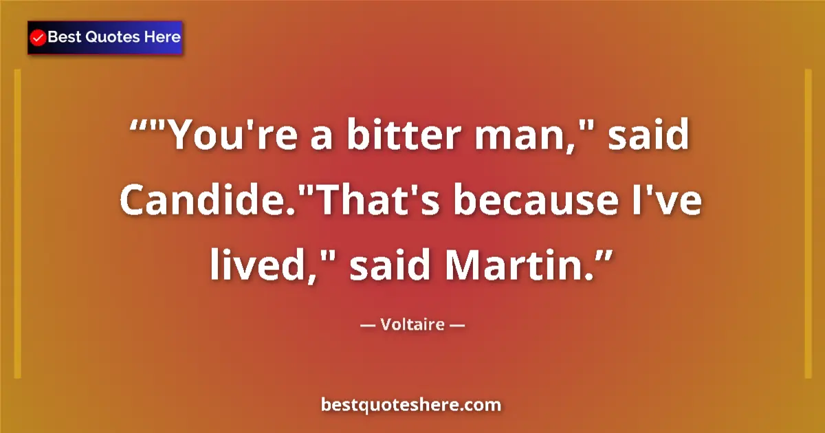 Quote by Voltaire: 