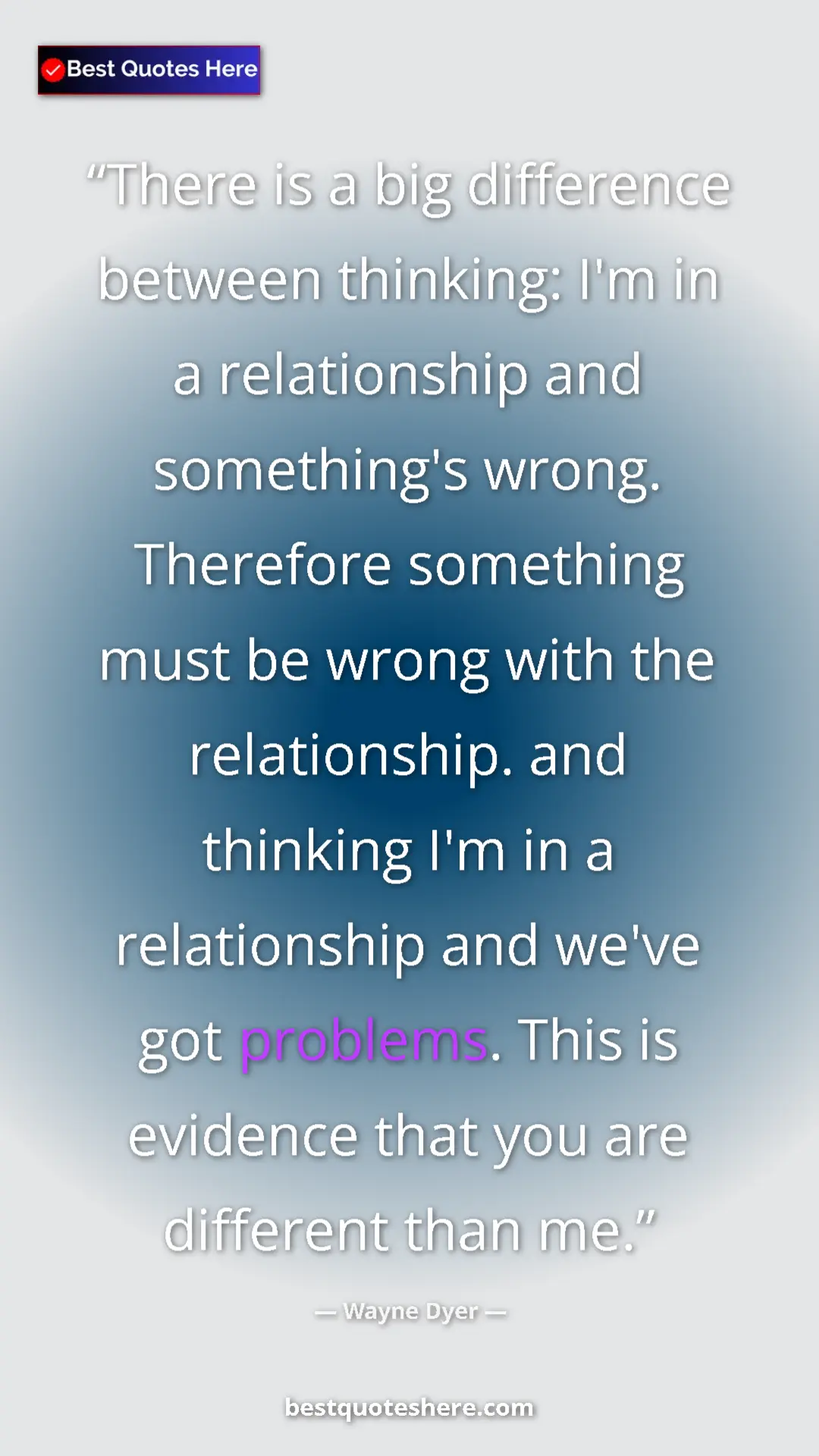 Wayne Dyer Quote Card: "There is a big difference between thinking: I'm in a..." Pinterest quote poster by Wayne Dyer: "There is a big difference between thinking: I'm in a..."