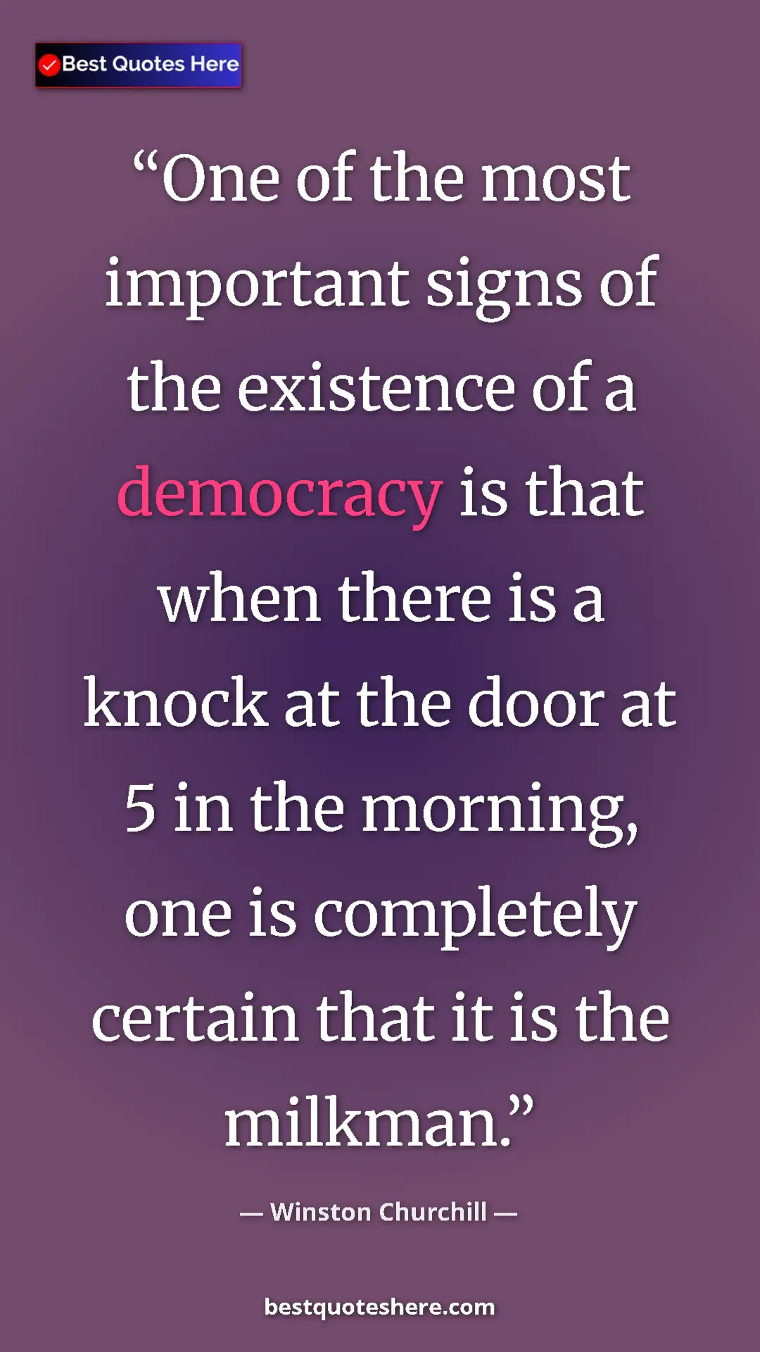 Winston Churchill Quote Card: "One of the most important signs of the existence of a..." Pinterest quote poster by Winston Churchill: "One of the most important signs of the existence of a..."