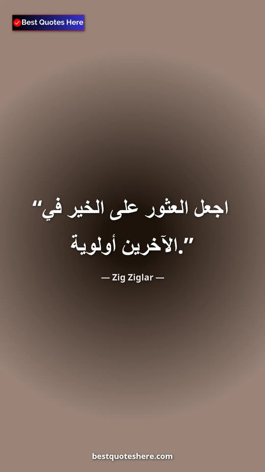 Pinterest quote poster by Zig Ziglar: "Make finding the good in others a priority"