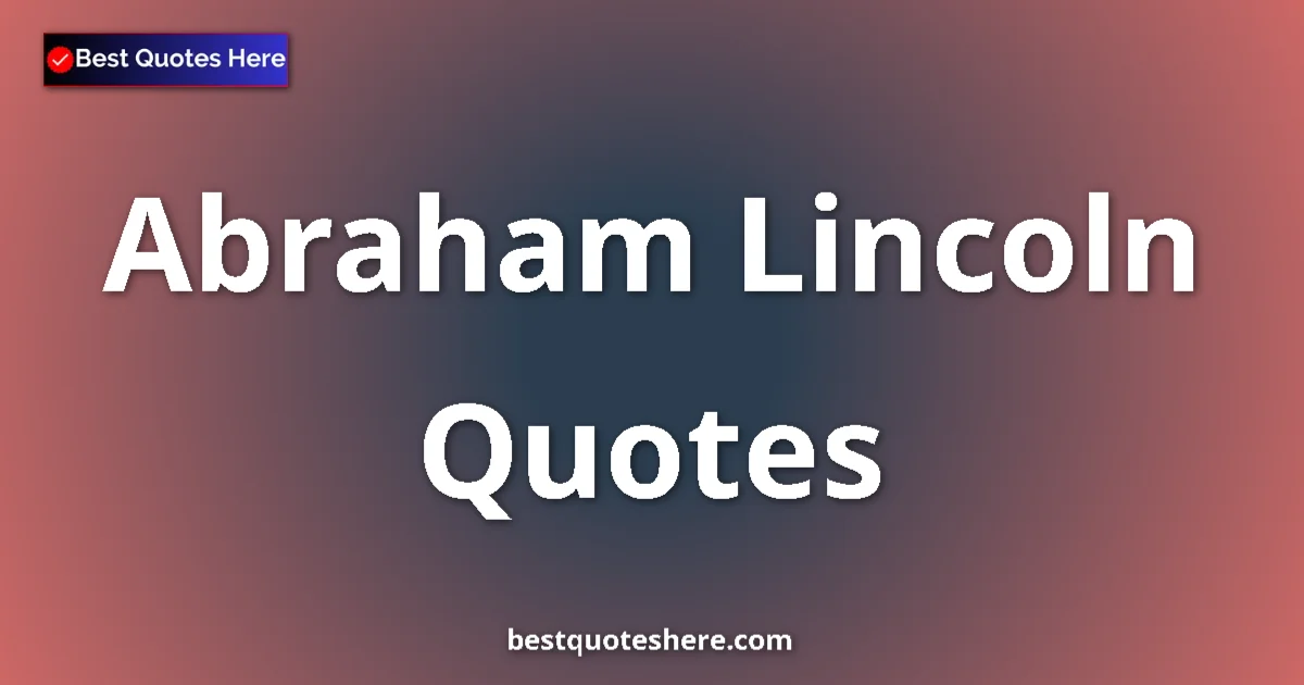 Abraham Lincoln