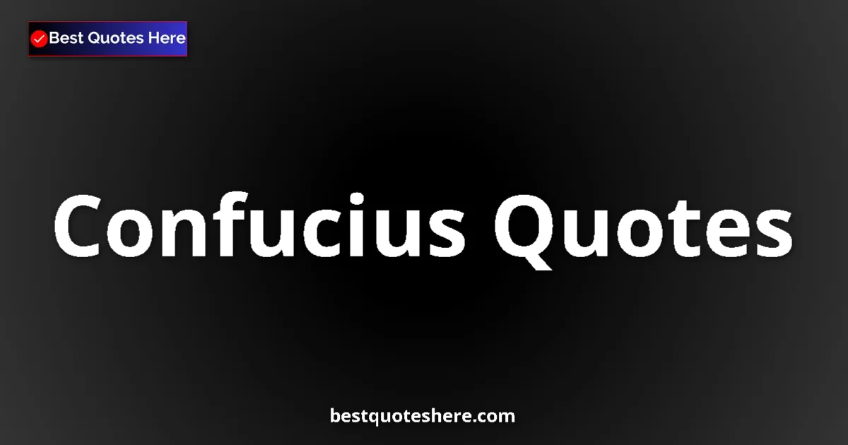 Confucius