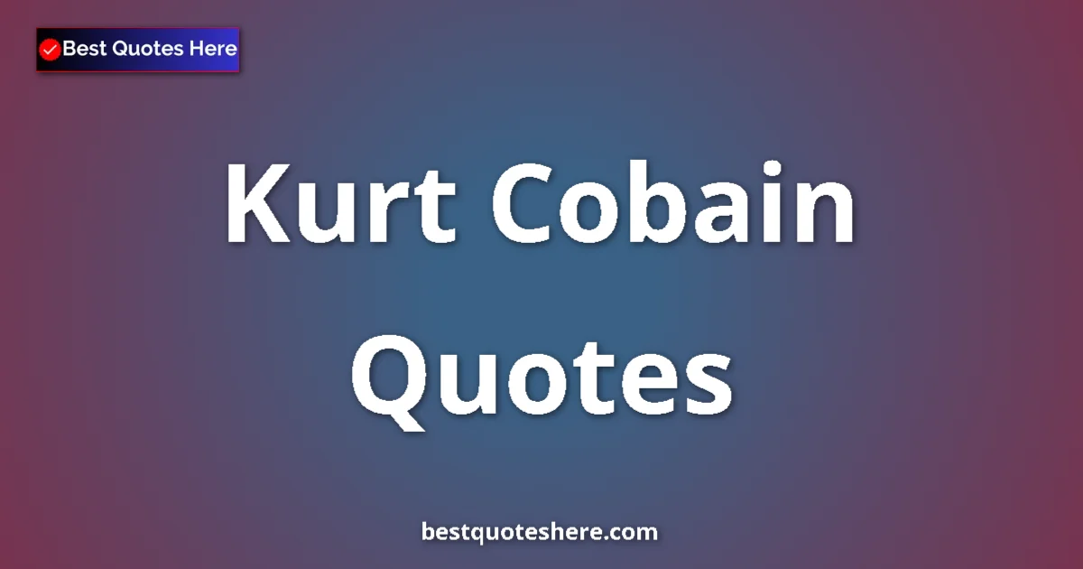 Kurt Cobain