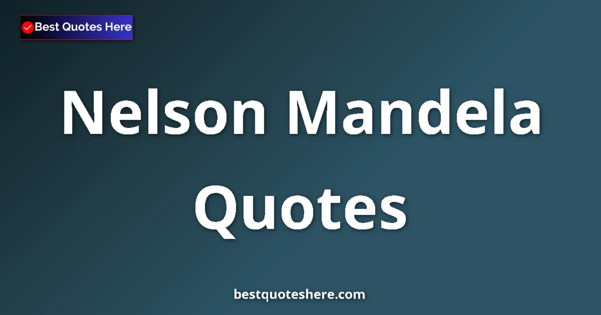 Nelson Mandela