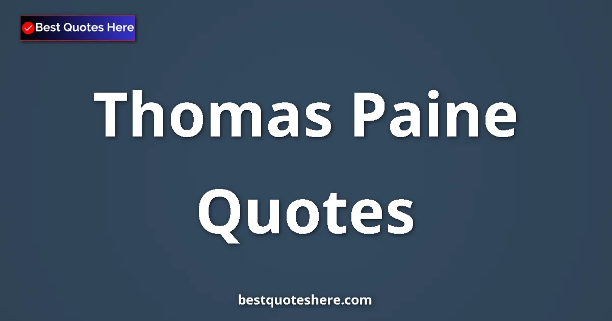 Thomas Paine