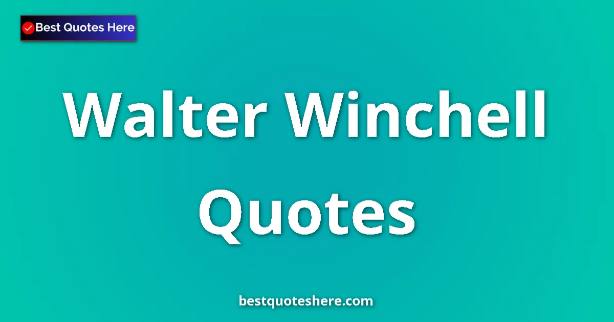 Walter Winchell