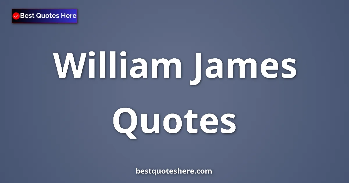 William James